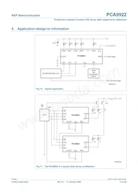 PCA9922PW Datasheet Page 12