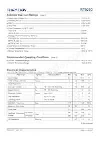 RT9293BGJ6 Datasheet Page 3