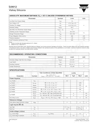 SI9912DY-T1-E3 Datasheet Page 2