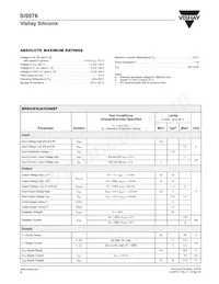 SI9976DY-T1-E3 Datasheet Pagina 2