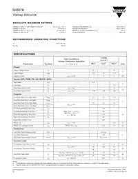 SI9978DW-T1-E3 Datasheet Pagina 2