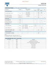 SIP2100DY-T1-GE3 Datasheet Page 3