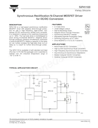 SIP41103DM-T1-E3 Datasheet Cover