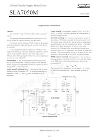 SLA7050M Datasheet Page 6