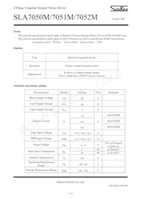 SLA7052M Datasheet Page 2