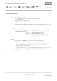 SLA7052M Datasheet Page 11
