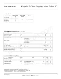 SLA7080MPR Datasheet Pagina 2