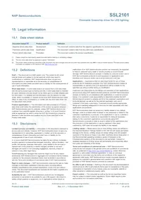 SSL2101T/N1 Datasheet Page 21