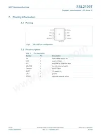SSL2109T/1 Datasheet Pagina 4