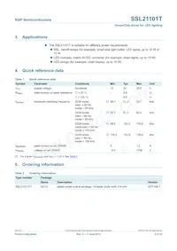 SSL21101T/1 Datasheet Page 2