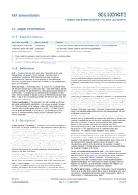 SSL5031CTS/1X Datasheet Pagina 16