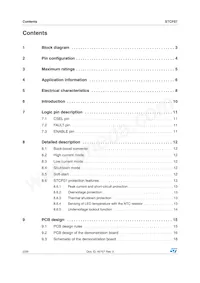 STCF07PNR Datasheet Page 2