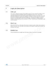 STCF07PNR Datasheet Page 11