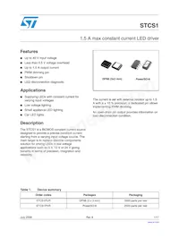 STCS1PUR Datasheet Cover
