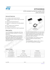 STP04CM596MTR Datasheet Cover