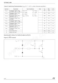 STP08CL596M Datasheet Page 4