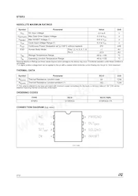 STSR3CD-TR Datasheet Page 2
