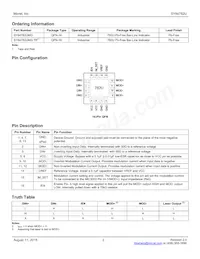 SY84782UMG-TR Datasheet Page 2