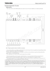 TB62218AFG Datasheet Pagina 21