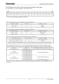 TC62D722FG Datasheet Page 9