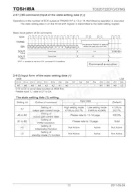 TC62D722FG 데이터 시트 페이지 12