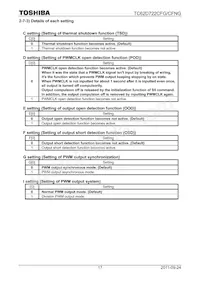 TC62D722FG Datasheet Page 17