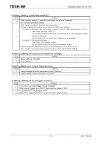 TC62D722FG Datasheet Page 18