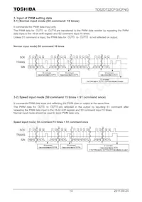 TC62D722FG Datasheet Pagina 19