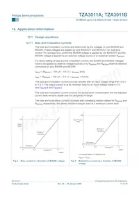 TZA3011BVH/C2 Datasheet Pagina 17