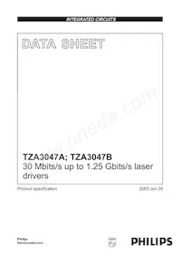 TZA3047BVH/C1 Datasheet Copertura