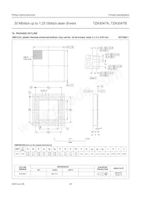 TZA3047BVH/C1 Datasheet Page 23