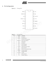 U6084B-MFPG3Y Datasheet Pagina 2