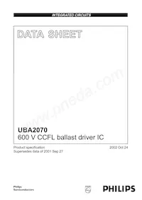 UBA2070P/N1 Datenblatt Cover