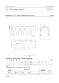 UBA2070P/N1 Datasheet Page 15