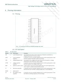 UBA2074ATS/N1數據表 頁面 4