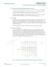 UBA2074ATS/N1 Datasheet Page 8