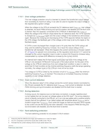 UBA2074ATS/N1 Datasheet Pagina 16