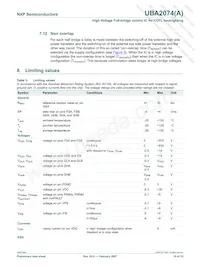 UBA2074ATS/N1 Datasheet Page 19