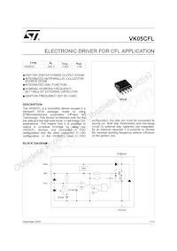 VK05CFLTR-E Datasheet Cover