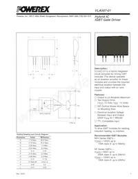 VLA507-01 Datasheet Cover