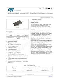 VNH5200ASTR-E Datenblatt Cover