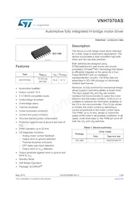 VNH7070ASTR Datenblatt Cover