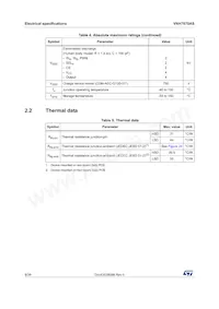 VNH7070ASTR Datasheet Pagina 8