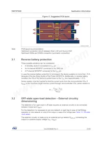 VNH7070ASTR Datasheet Pagina 23