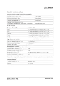 ZXLD1321DCATC Datasheet Page 3