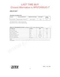 ZXLD1937ET5TA 데이터 시트 페이지 2