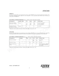 ZXSC300E5TA數據表 頁面 3