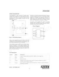 ZXSC300E5TA 데이터 시트 페이지 5