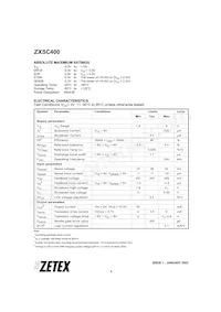 ZXSC400E6TA數據表 頁面 2