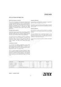 ZXSC400E6TA Datasheet Page 5